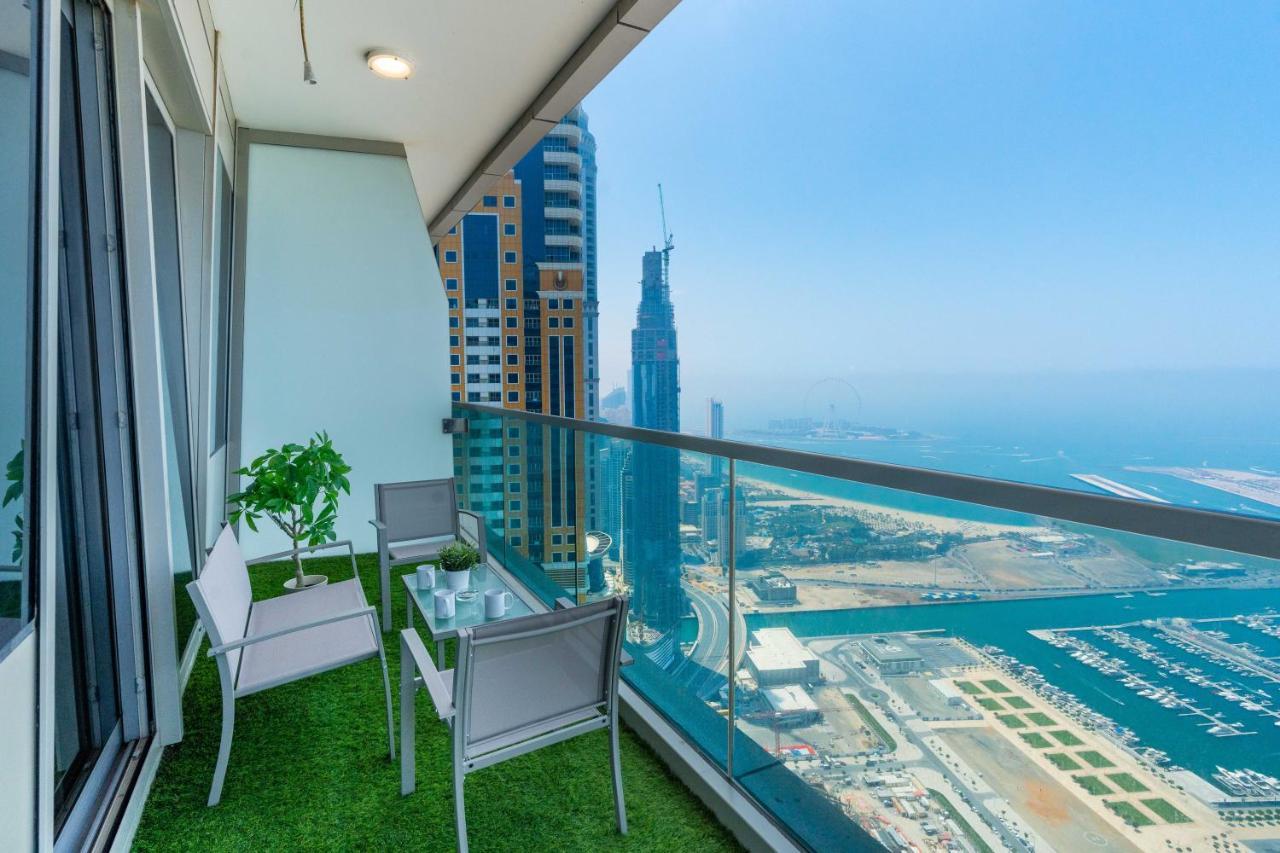 White Sage - Incredible Full Sea And Dubai Eye View In Marina Apartment Ngoại thất bức ảnh